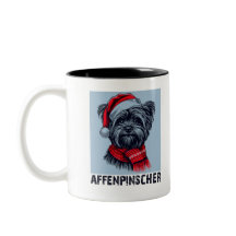 Affenpinscher Kerstontwerp