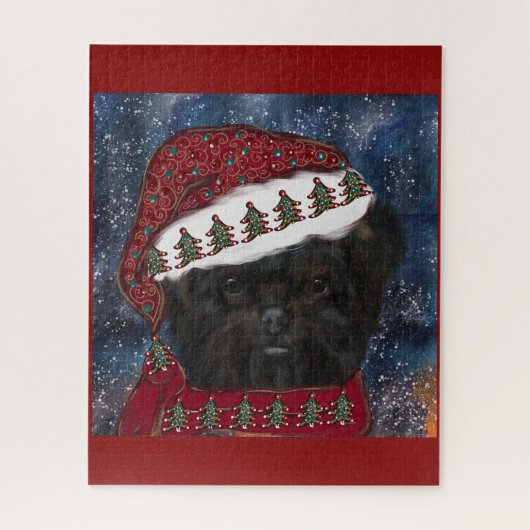 Affenpinscher legpuzzel (Verticaal)