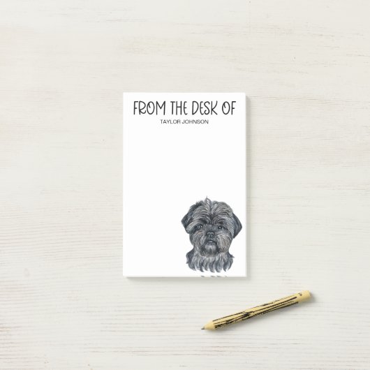 Affenpinscher Lover Post-it® Notes (Op bureau)