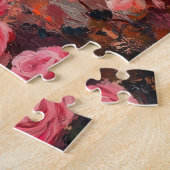 Affenpinscher met rozen - Valentijnsdag Legpuzzel (Zijkant)