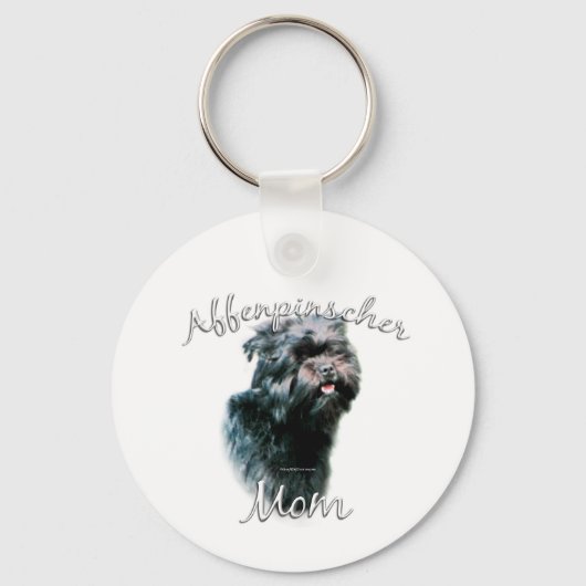 Affenpinscher Moeder 2 Sleutelhanger (Achterkant)