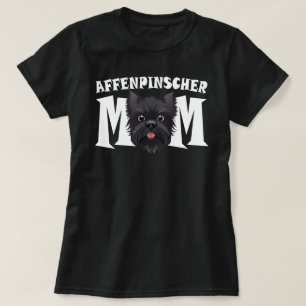Affenpinscher Moeder Schattige Affen Moederdag Pup T-shirt