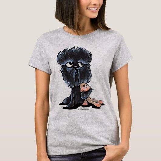 Affenpinscher Monkey Speelgoed T-shirt (Voorkant)