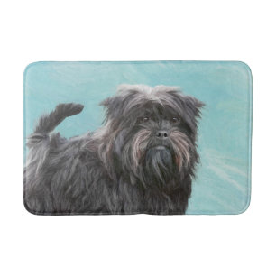 Affenpinscher Painting - Cute Original Dog Art Badmat