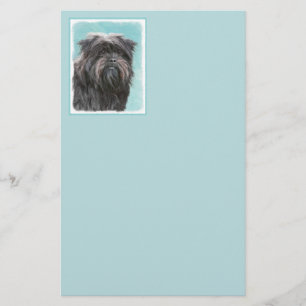 Affenpinscher Painting - Cute Original Dog Art Briefpapier