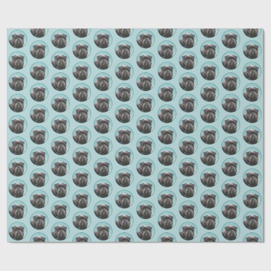 Affenpinscher Painting - Cute Original Dog Art Cadeaupapier (Vlak)