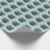 Affenpinscher Painting - Cute Original Dog Art Cadeaupapier (Hoek)