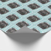 Affenpinscher Painting - Cute Original Dog Art Cadeaupapier (Hoek)