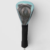 Affenpinscher Painting - Cute Original Dog Art Golfheadcover (Voorkant)
