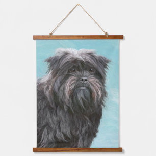 Affenpinscher Painting - Cute Original Dog Art Hangend Wandkleed