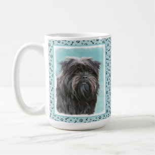 Affenpinscher Painting - Cute Original Dog Art Koffiemok