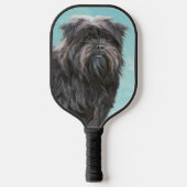 Affenpinscher Painting - Cute Original Dog Art Pickleball Paddle (Voorkant)