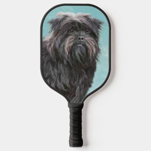 Affenpinscher Painting - Cute Original Dog Art Pickleball Paddle (Voorkant)