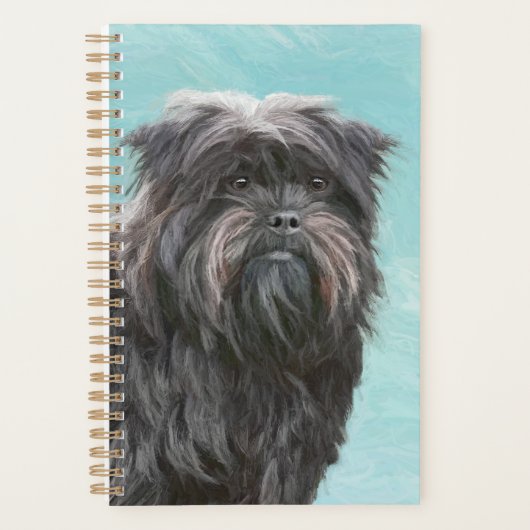 Affenpinscher Painting - Cute Original Dog Art Planner (Voorkant)