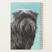 Affenpinscher Painting - Cute Original Dog Art Planner (Achterkant)
