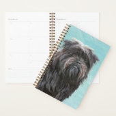 Affenpinscher Painting - Cute Original Dog Art Planner (Display)