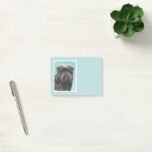 Affenpinscher Painting - Cute Original Dog Art Post-it® Notes (Kantoor)