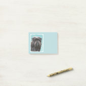 Affenpinscher Painting - Cute Original Dog Art Post-it® Notes (Op bureau)