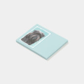 Affenpinscher Painting - Cute Original Dog Art Post-it® Notes (Schuin)