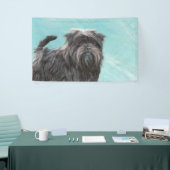 Affenpinscher Painting - Cute Original Dog Art Spandoek (Beurs)