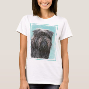 Affenpinscher Painting - Cute Original Dog Art T-shirt