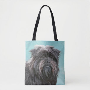Affenpinscher Painting - Cute Original Dog Art Tote Bag