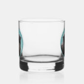 Affenpinscher Painting - Cute Original Dog Art Whisky Glas (Links)
