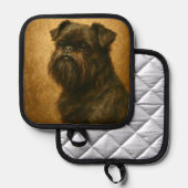 Affenpinscher Pannenlap (Voorkant / Achterkant)