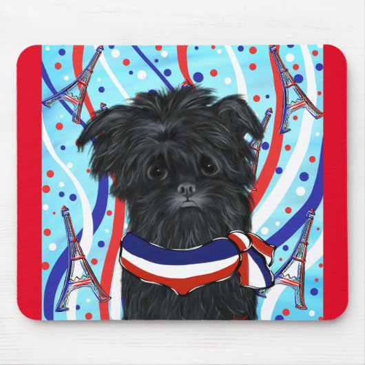 Affenpinscher Paris Muismat (Voorkant)