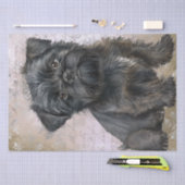 Affenpinscher Puppy Dog Tissuepapier (Craft)