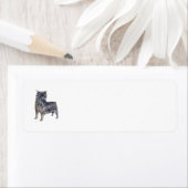 Affenpinscher Retouradreslabel Etiket (Insitu)