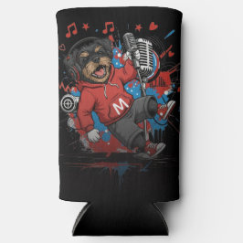 Affenpinscher Rock Star Singer Musical Podcast Art Seltzer Blikjeskoeler