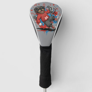 Affenpinscher Rockster Zanger Muzikale Podcast Kun Golfheadcover