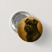 Affenpinscher Ronde Button 3,2 Cm (Voorkant /achterkant)