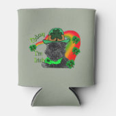 Affenpinscher Saint Patricks Day Blikjeskoeler (Voorkant)