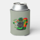 Affenpinscher Saint Patricks Day Blikjeskoeler (Blikje Achterkant)