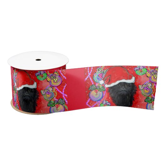 Affenpinscher Satijnen Lint (Spoel)