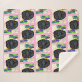 Affenpinscher Sherpa Deken (Voorkant (horizontaal))