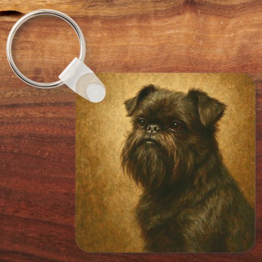 Affenpinscher Sleutelhanger (Voorkant)