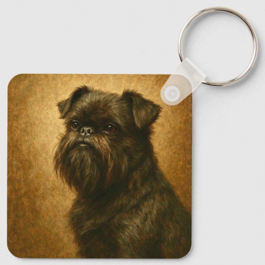 Affenpinscher Sleutelhanger (Achterkant)