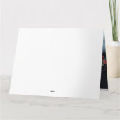 Affenpinscher Snowy Sleigh Ride Kerstdecoratie Kaart (Achterkant)