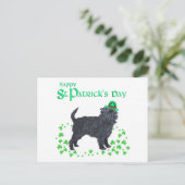 Affenpinscher St. Patrick's Dag Briefkaart (Staand voorkant)