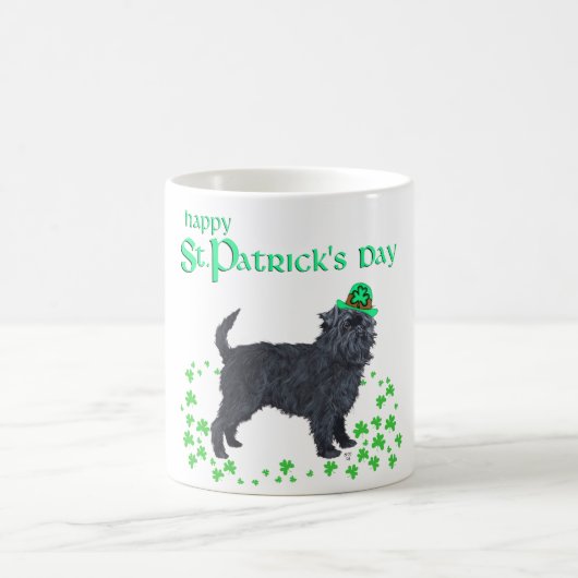 Affenpinscher St. Patrick's Dag Koffiemok (Center)
