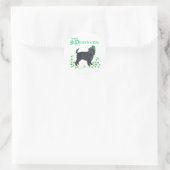 Affenpinscher St. Patrick's Dag Ronde Sticker (Tas)