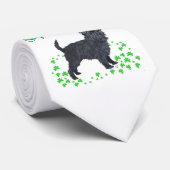 Affenpinscher St. Patrick's Dag Stropdas (Opgerold)