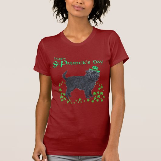 Affenpinscher St. Patrick's Dag T-shirt (Voorkant)