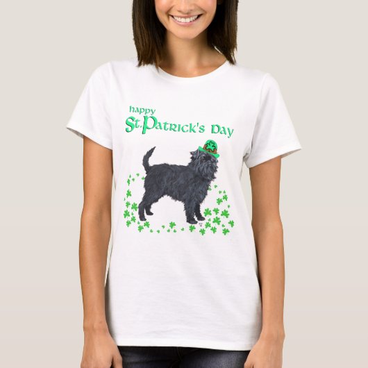 Affenpinscher St. Patrick's Dag T-shirt (Voorkant)