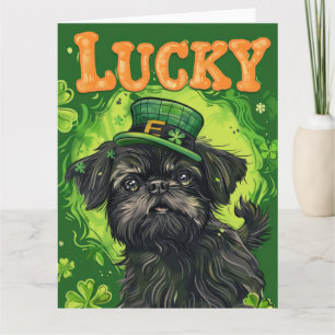Affenpinscher St. Patrick's Day Jurk Kaart