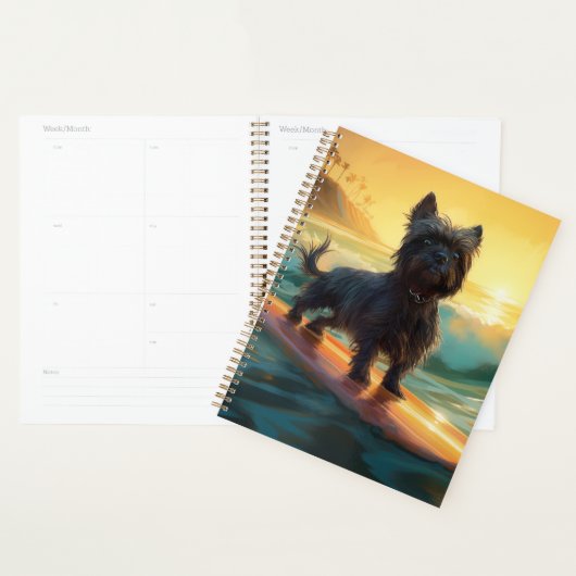 Affenpinscher Strand Branding Schilderij Planner (Display)