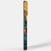 Affenpinscher Strand Surfen Schilderij Case-Mate iPhone Case (Achterkant / Rechts)